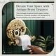 preview thumbnail 5 of 13, Vintage Brass Wall Mount Toilet Paper Holder 7.25 Inch with Wooden Roll - Renovators Supply