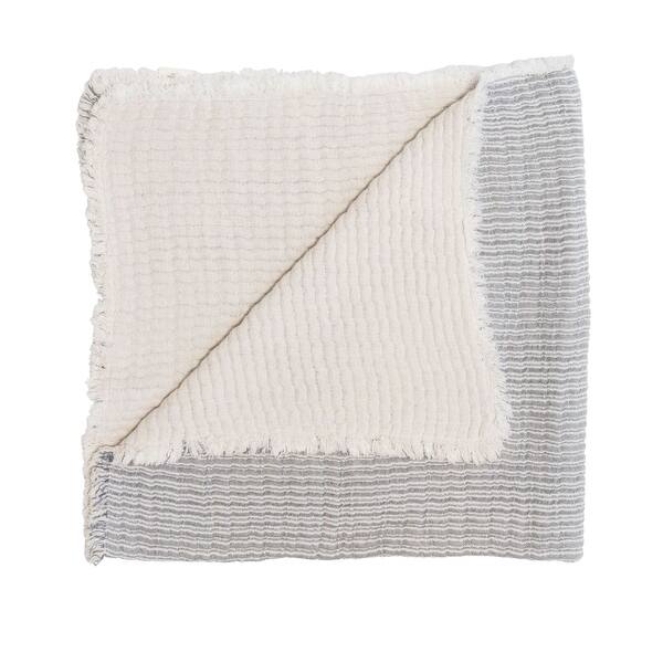 slide 2 of 6, Crane Baby Shoreline Stripe Blanket