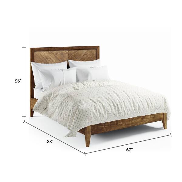 dimension image slide 2 of 3, Abbyson Retro Mid Century 3-piece Bedroom Set