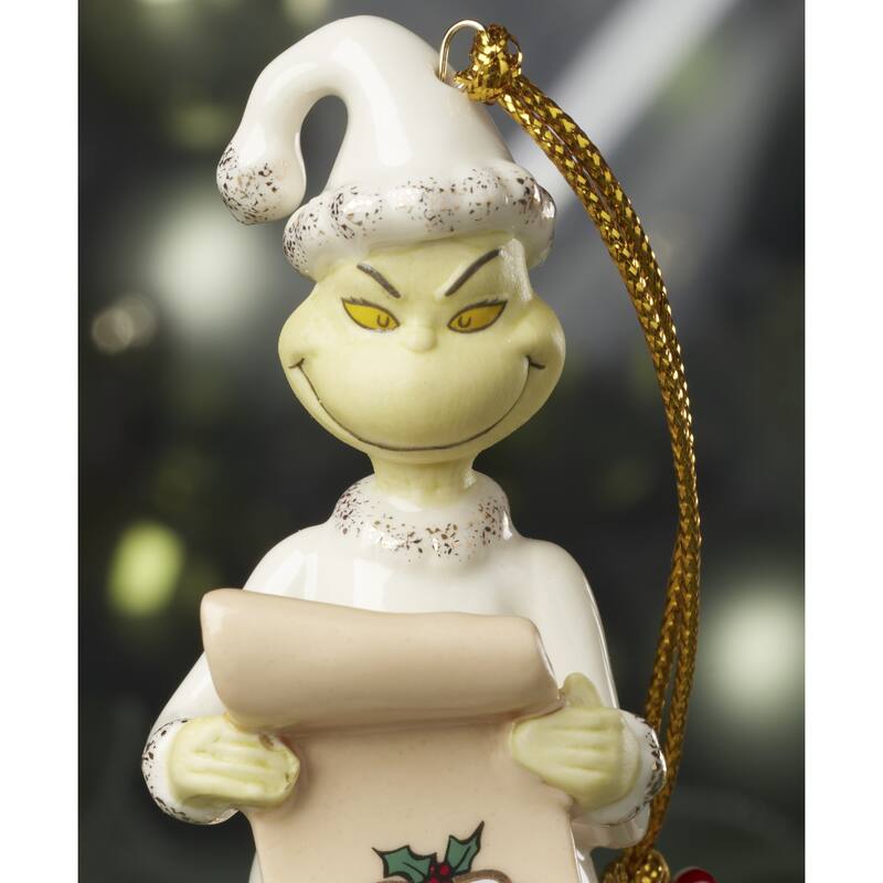 Lenox The Grinch's List Ornament