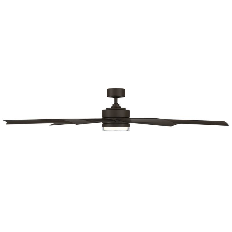 Wynd XL Indoor and Outdoor 9-Blade Smart Ceiling Fan 72in with 3000K LED Light Kit and Remote Control