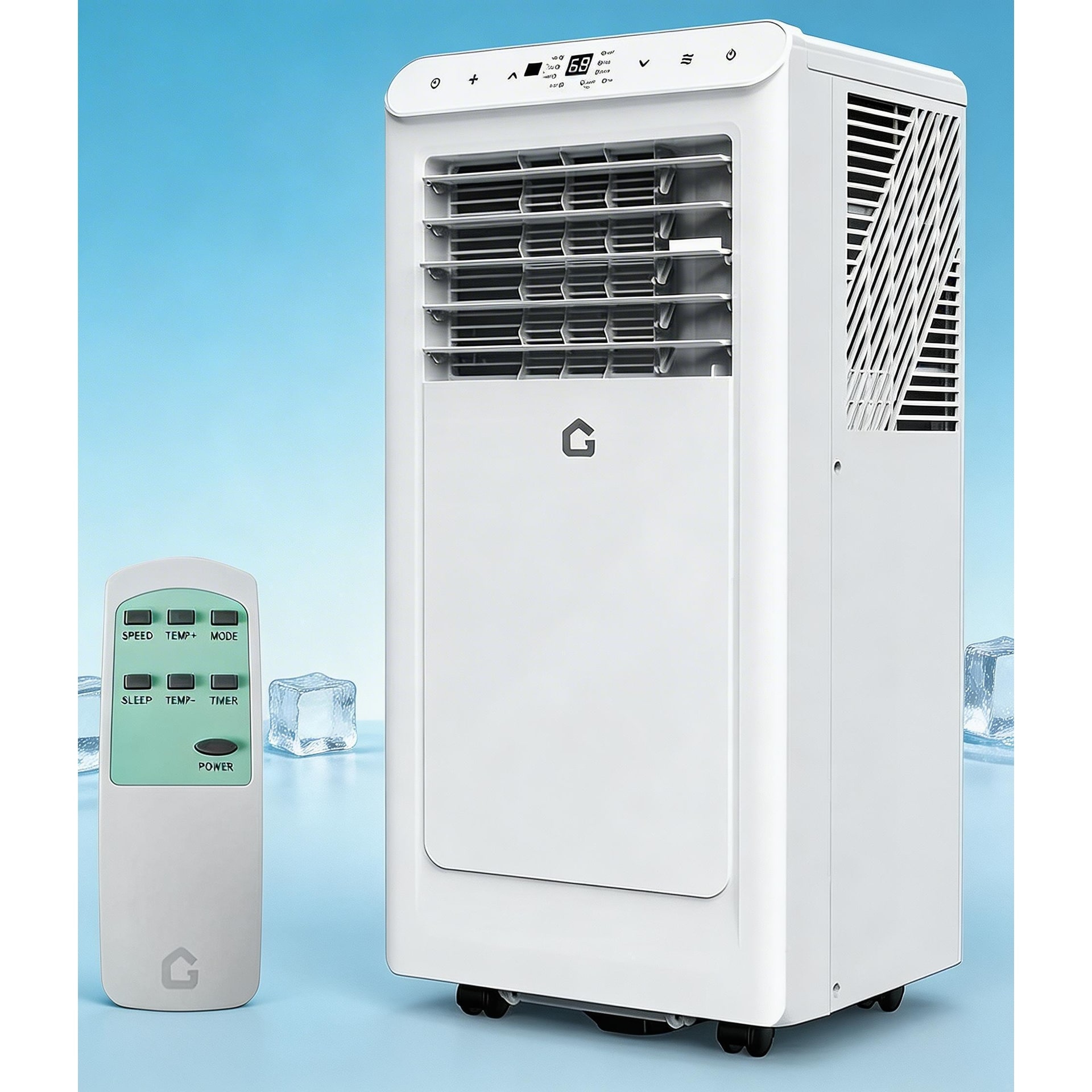 8000 BTU Portable Air Conditioner, up to 350 Sq.Ft.