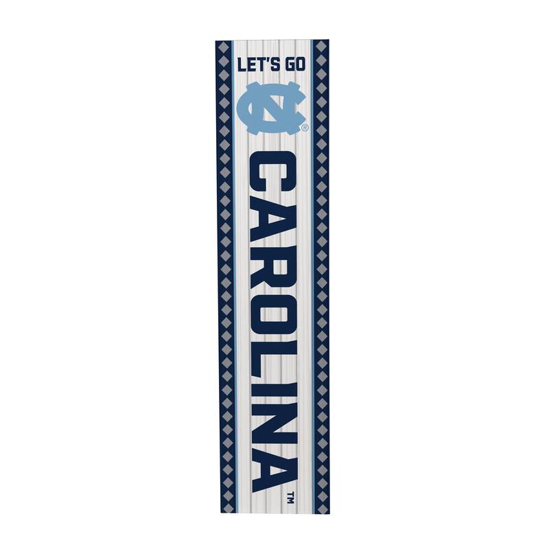 47" Double Sided Seasonal Porch Leaner, University of North Carolina - 47" x 11.25"