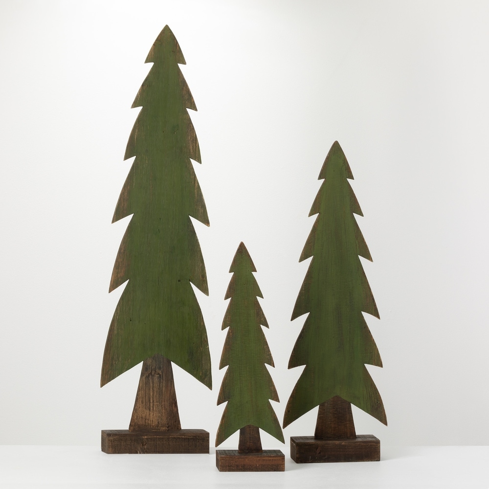 Trees - Bath Christmas Tabletop Beyond Wood Bed &