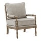 preview thumbnail 28 of 41, Fletcher Spindle Chair in Fabric with Brushed Charcoal Finish