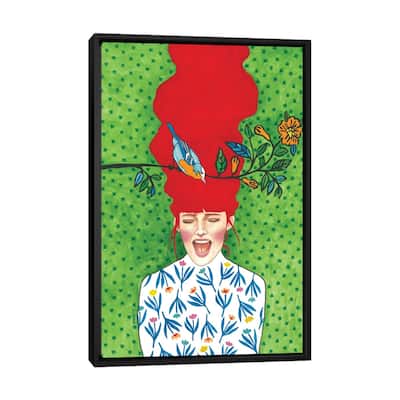 iCanvas "Lost In The Moment" by Hulya Ozdemir Framed Canvas Print