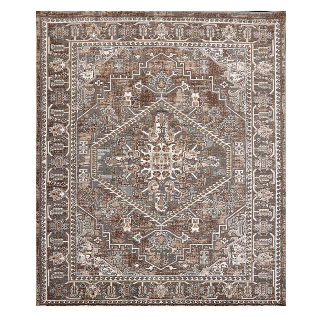 Persian Gloria-C Transitional Oriental Area Rug Gray,Brown Color