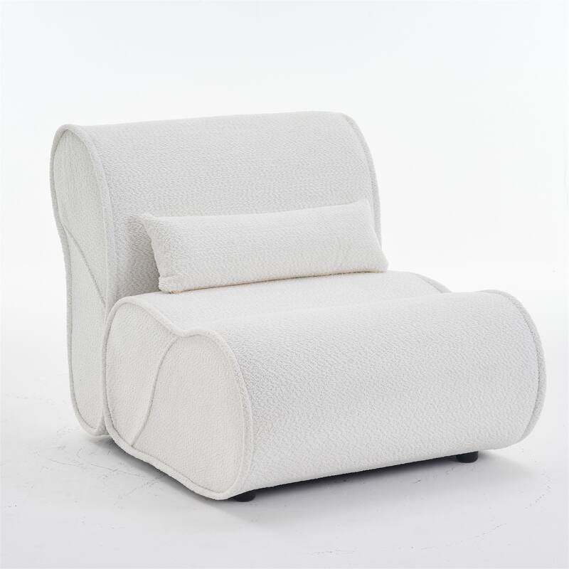 Soft Pellet Velvet Recliner