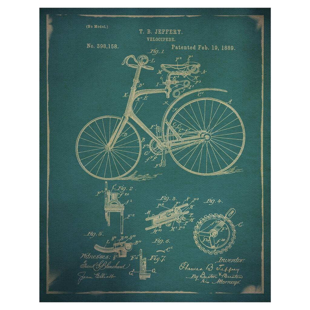 Velocipede I by Grand Image Canvas Art Print