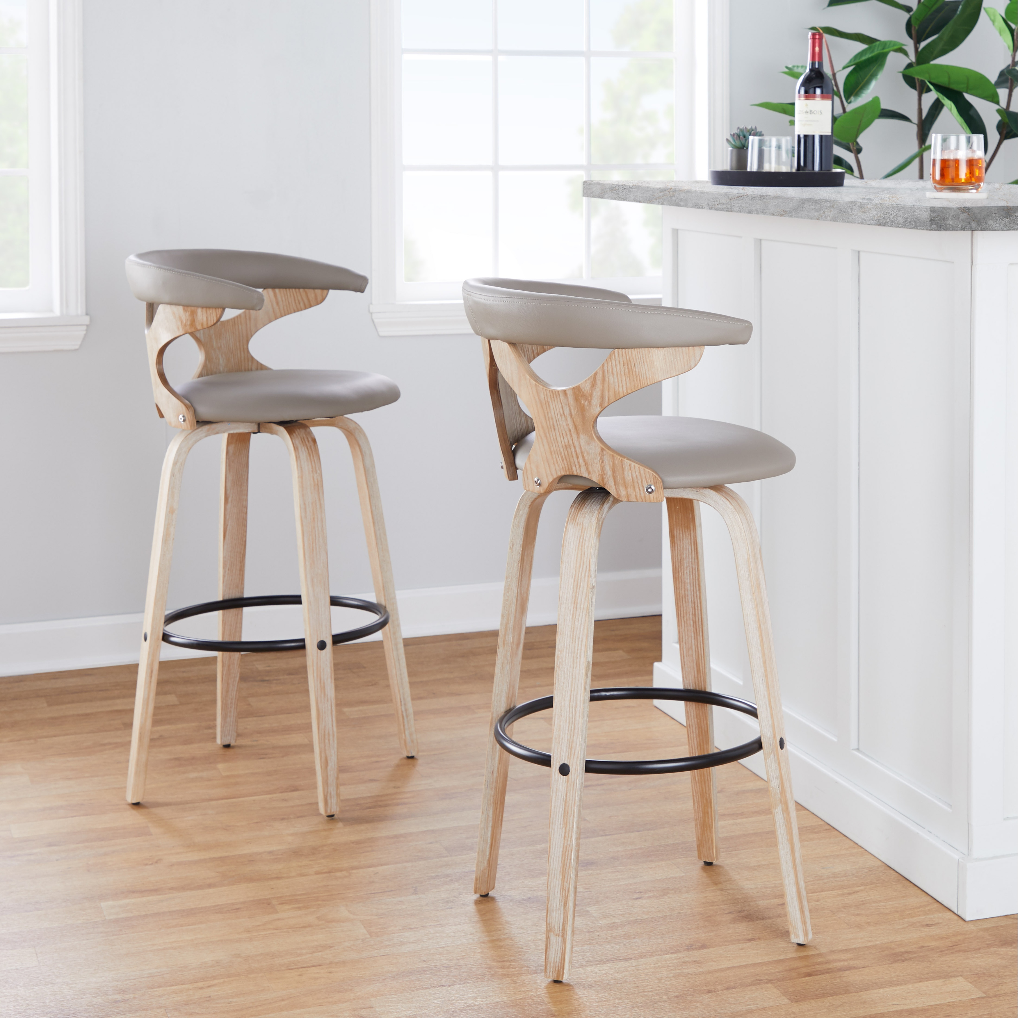 Brockway swivel on sale bar stool