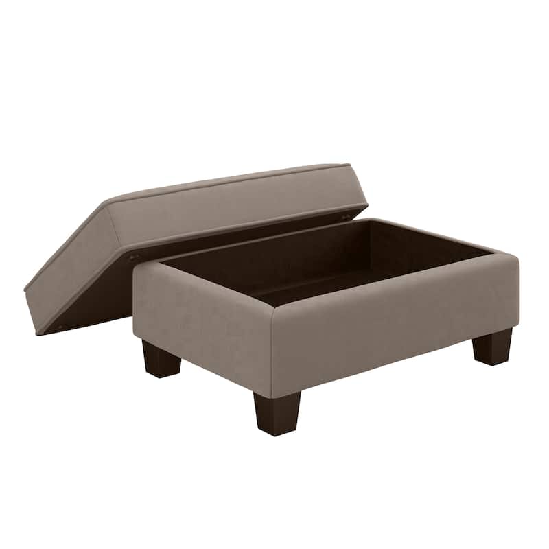 Bush Furniture Stockton Living Room Accent Chair with Ottoman Set