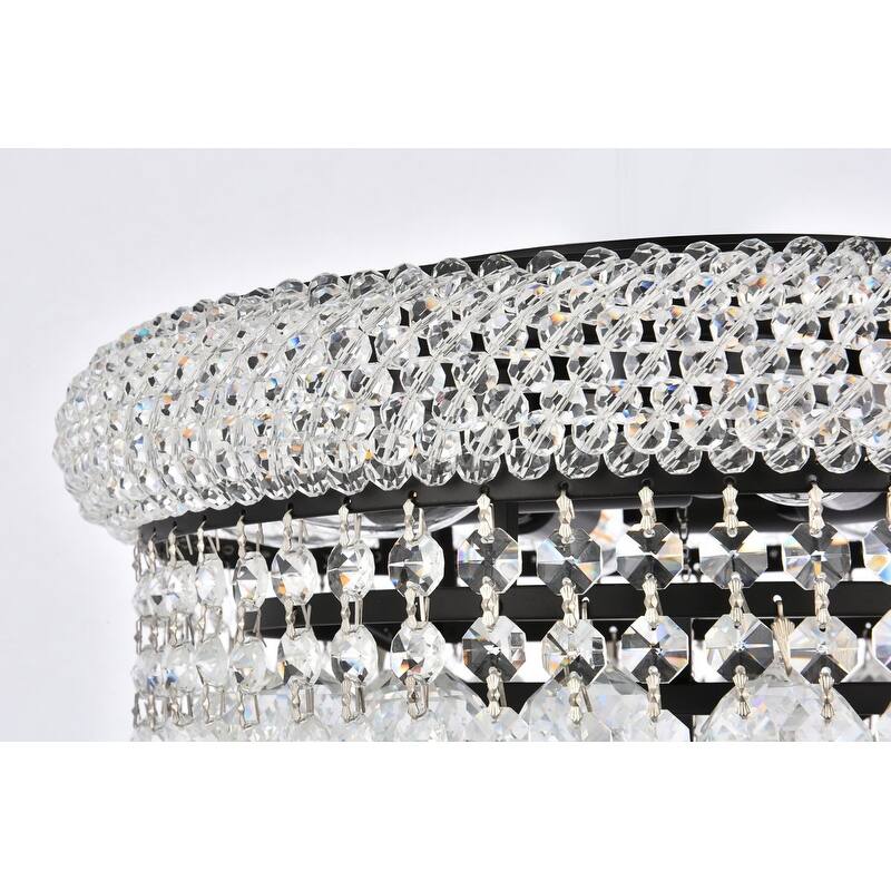 Somette Geneva 6-light 14-inch Flush-Mount Chandelier - 14 Inch