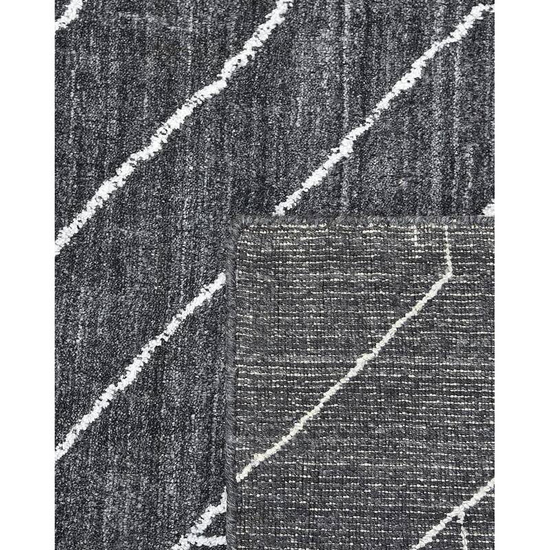 Overton Handmade Modern Contemporary Geometric Area Rug