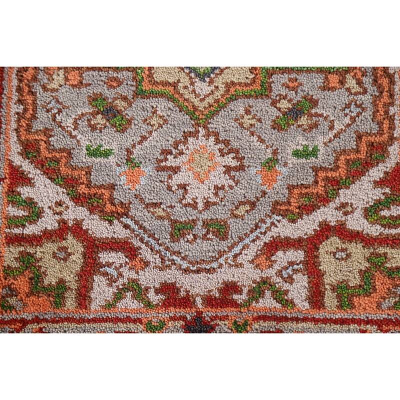 Gray Heriz Serapi Indian Rug Handmade Wool Carpet - 2'0"x 3'0"