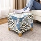 preview thumbnail 68 of 149, Adeco Square Storage Ottoman 17 inch Footstool