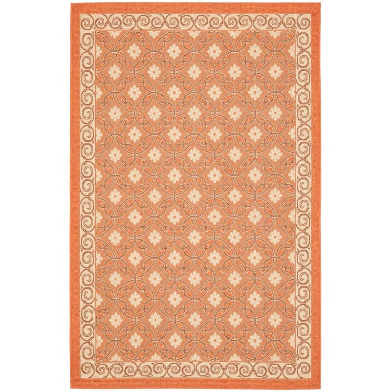 SAFAVIEH Courtyard Vernetta Lonni Outdoor Waterproof Patio Backyard Rug