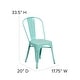 preview thumbnail 59 of 164, Metal Indoor/ Outdoor Stackable Bistro Chair (Set of 4)