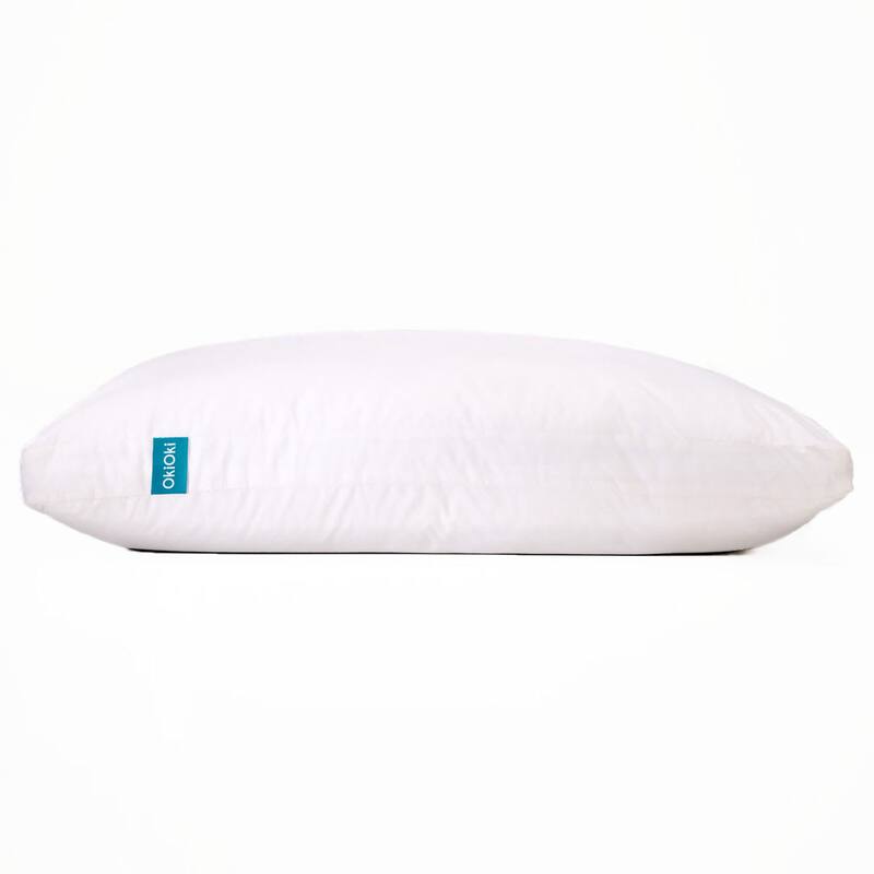 Christopher Knight Home - OkiOki Modern Down-Alternative Bed Pillow with Hypoallergenic Supportive Design - White