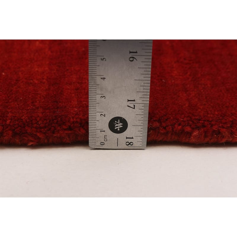 Kashkuli Gabbeh Red Rug 4'8" x 6'6" - 4'8 x 6'6