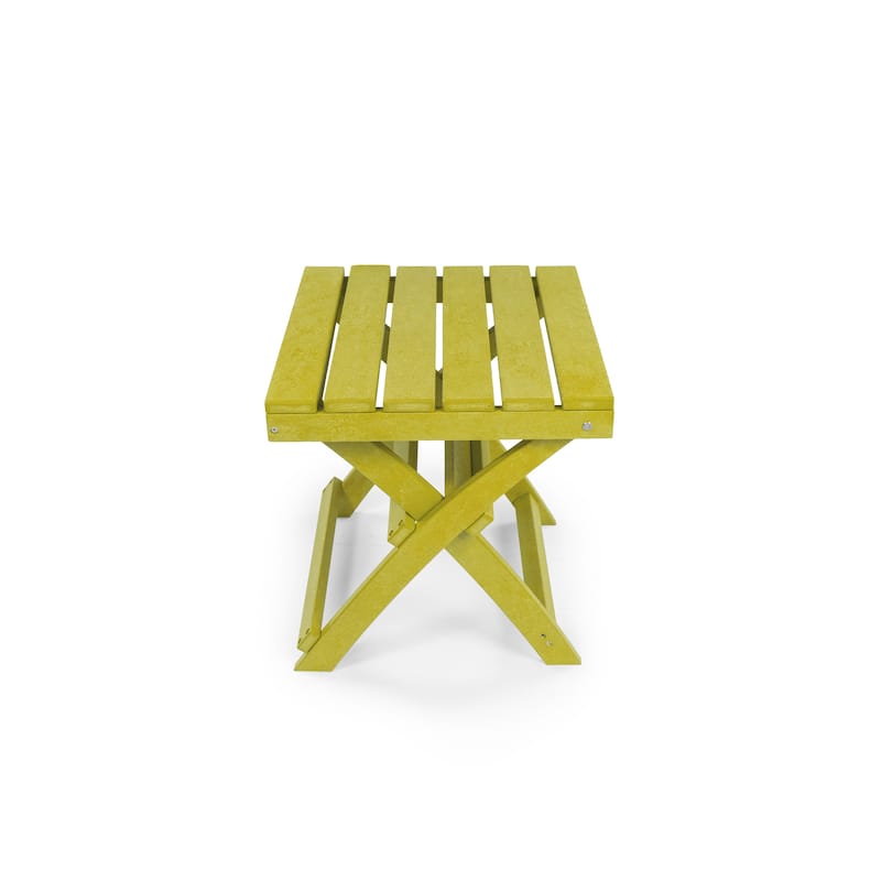 Versailles Quick Assembly All-Weather Outdoor Folding Patio Chair and Table Set - 3-piece