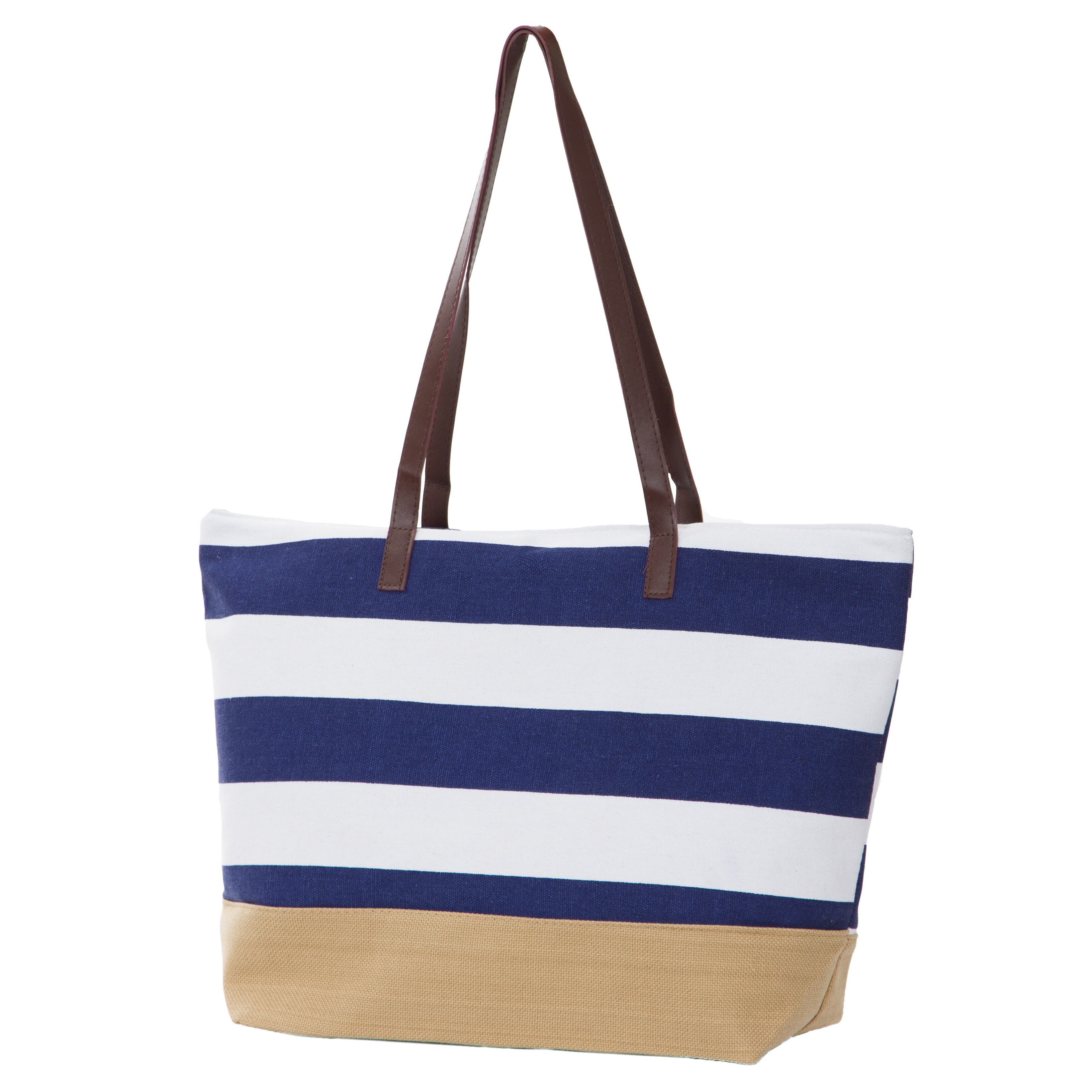 faux leather handles