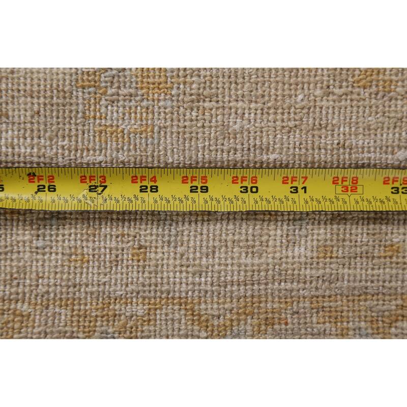 Vegetable Dye Wool Traditional Peshawar Chobi Area Rug Hand-knotted - 7'9" x 9'3"