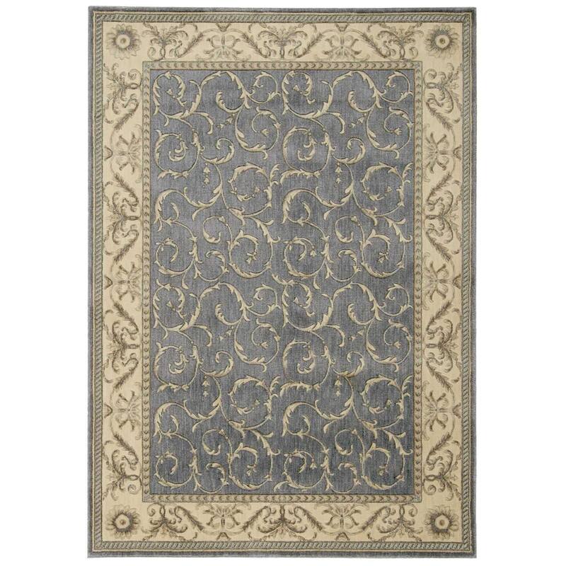 Nourison Somerset Traditional Bordered Floral Area Rug