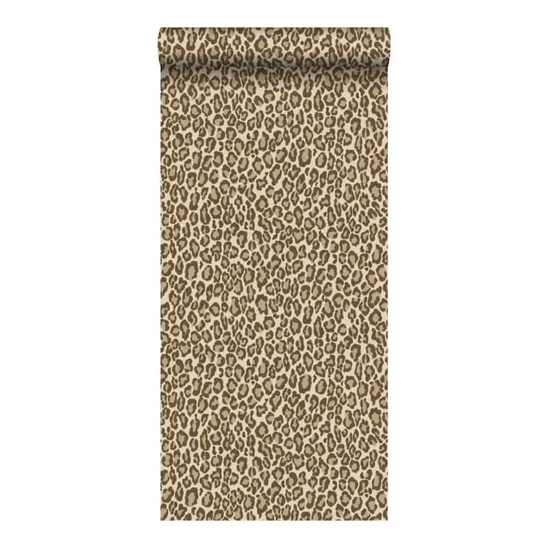 ESTA Home Cicely Brown Leopard Skin Wallpaper - 20.9 x 396 x 0.025