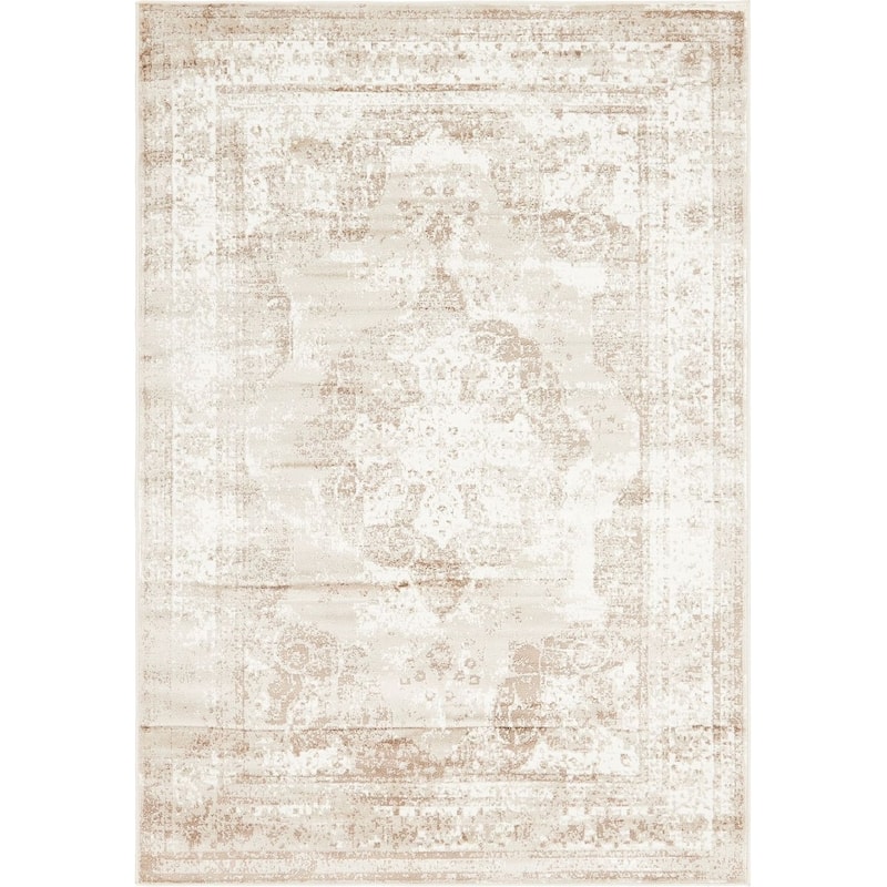 Transitional Fredo Collection Area Rug - 6'x9' - Beige