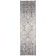 SAFAVIEH Madison Stella Boho Chic Ogee Trellis Rug - 2'3" x 16' Runner - Grey/Ivory