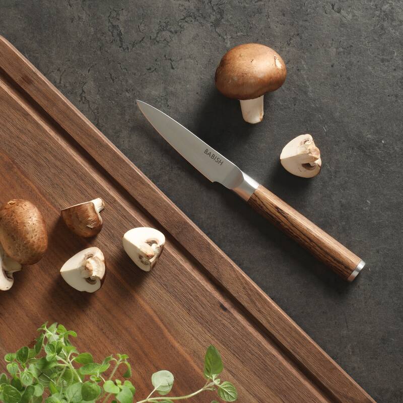 Babish 1.4116 German 3.5-inch Stainless Steel Paring Knife-Kitchen Knife for Peeling, Trimming & Prep Work,