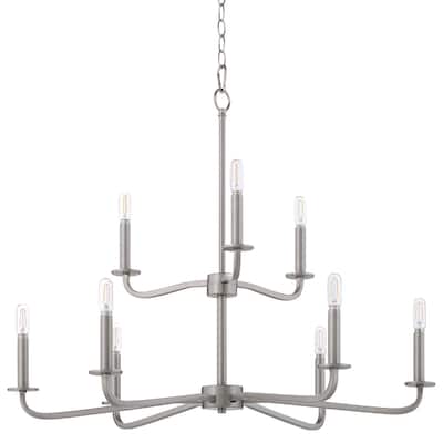 Quorum International 6307-9 Rutherford 9 Light 29" Wide Taper Candle