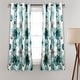 preview thumbnail 35 of 55, Lush Decor Leah Room Darkening Curtain Panel Pair 45" x 52" - Blue