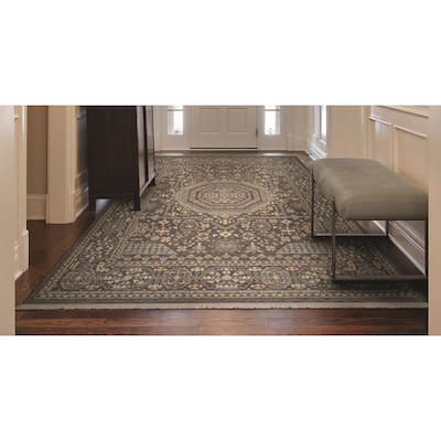 Couristan Elegance Elenora/Mocha-Beige Wool Area Rug