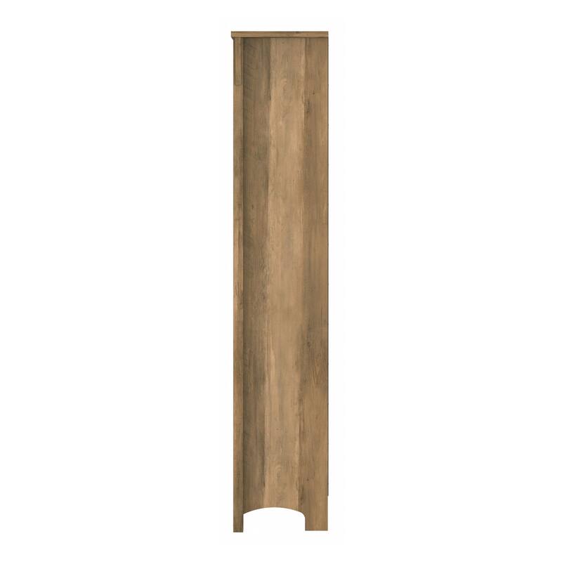 Bush Furniture Salinas Tall 5 Shelf Bookcase with Adjustable Shelves