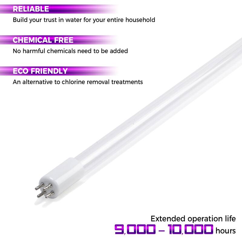 iSpring UVF55FS 55W Whole-House UV Water Filter With Smart Flow Sensor Switch, 120V, 12 GPM