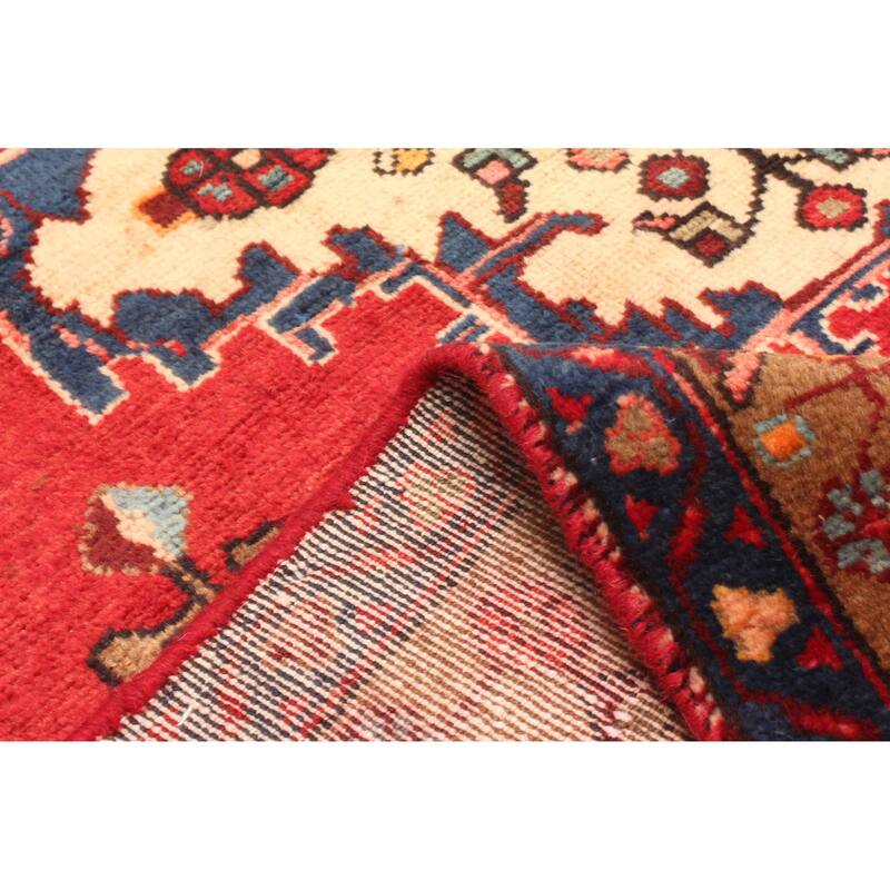 ECARPETGALLERY Hand-knotted Anadol Red Wool Rug - 4'2 x 6'9