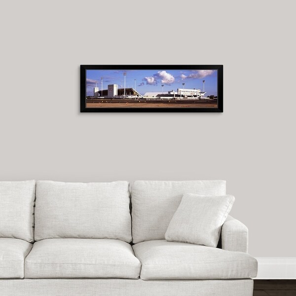 "Football stadium, Ralph Wilson Stadium, Buffalo, Erie County, New York State" Black Framed Print