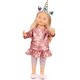 preview thumbnail 2 of 3, Gotz: Happy Kidz: Anna Unicorn - 19.5" Standing Poseable Doll, Kids 3+
