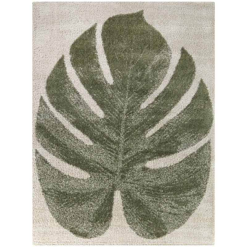 Peres Tropical Leaf Area Rug