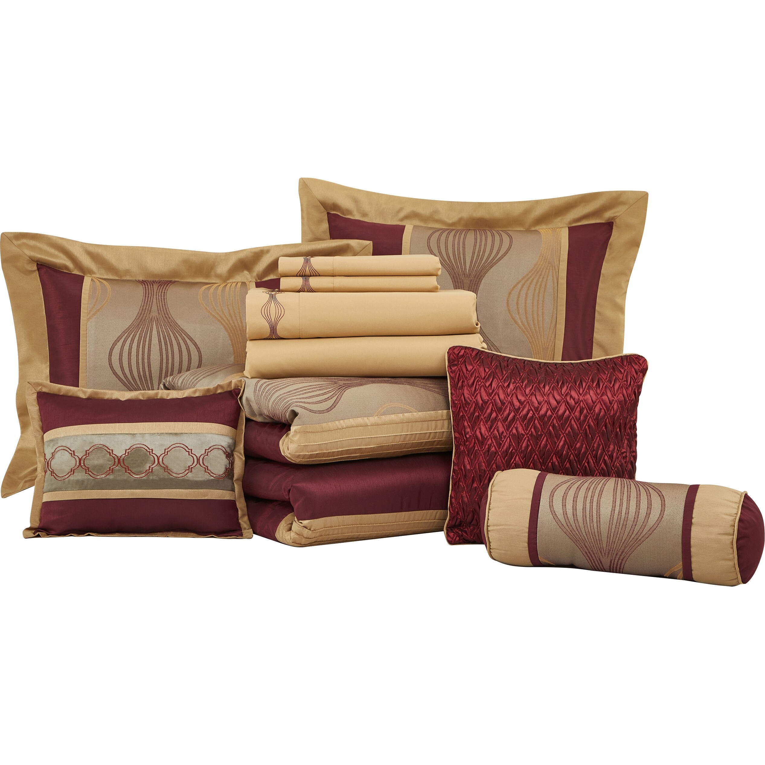 Nanshing Daniella 15 Piece Modern Geometric Room-In-A-Bag-image