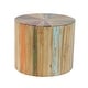 preview thumbnail 15 of 32, Arcilla Elemental - White Wood Tray Top Boat Accent Table