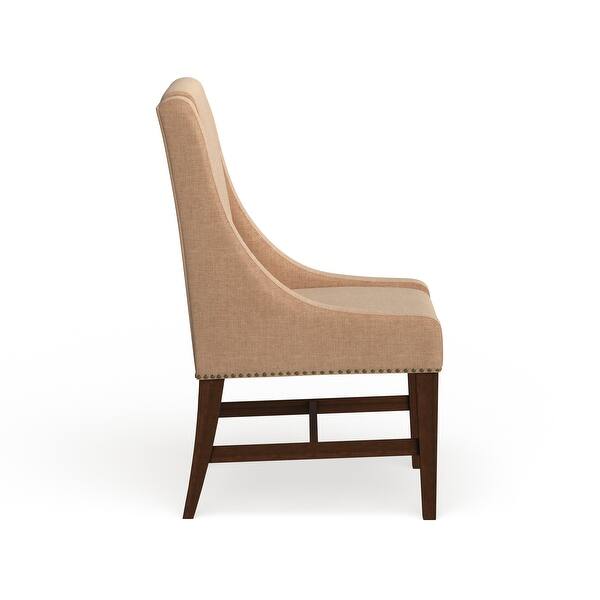 Shop Armand Antique Brownstone Upholstered Dining Chair Set Of 2 On Sale Overstock 11324740
