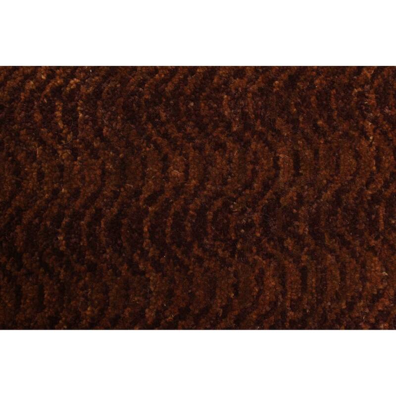 ECARPETGALLERY Hand-knotted Peshawar Ziegler Brown Wool Rug - 4'0 x 6'2