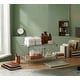 preview thumbnail 7 of 6, Ybm Home Stackable Mesh Shelf Silver Storage Rack for Kitchen/Office Wire Organizer 9.5 In. L x 9.5 In. W x 4 In. H 2 Pack