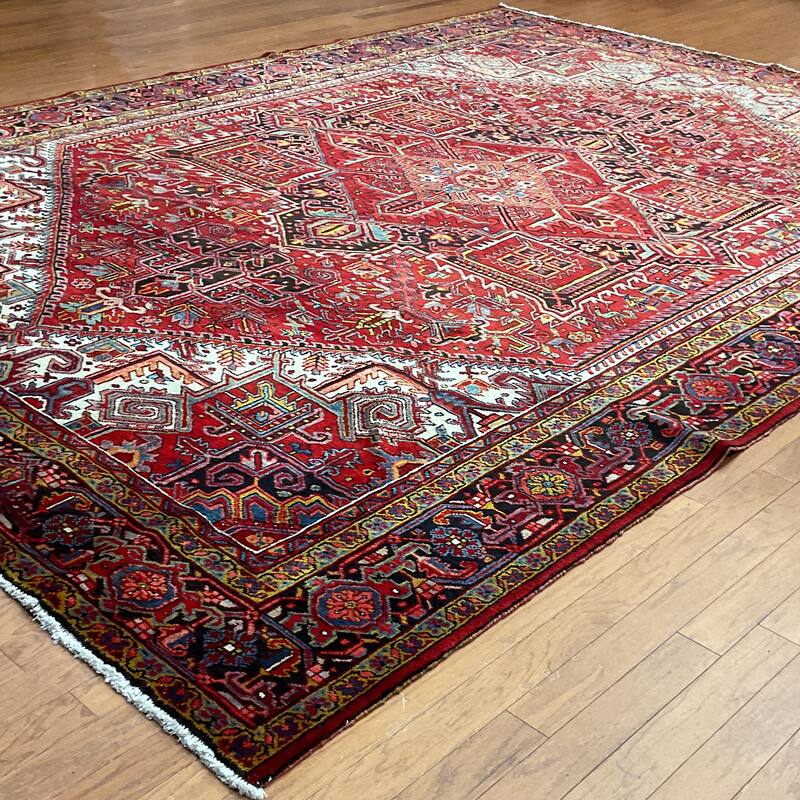 HERAT ORIENTAL Handmade Fine Heriz Rug - 9'5" x 12'10"