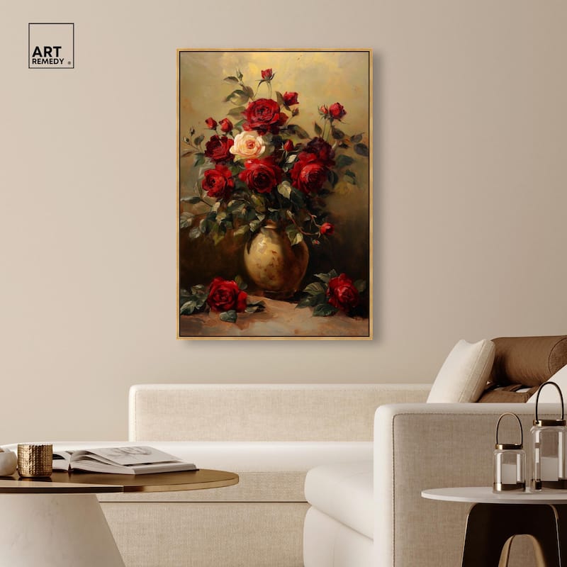 Lavish Lily Lament Canvas by Art Remedy