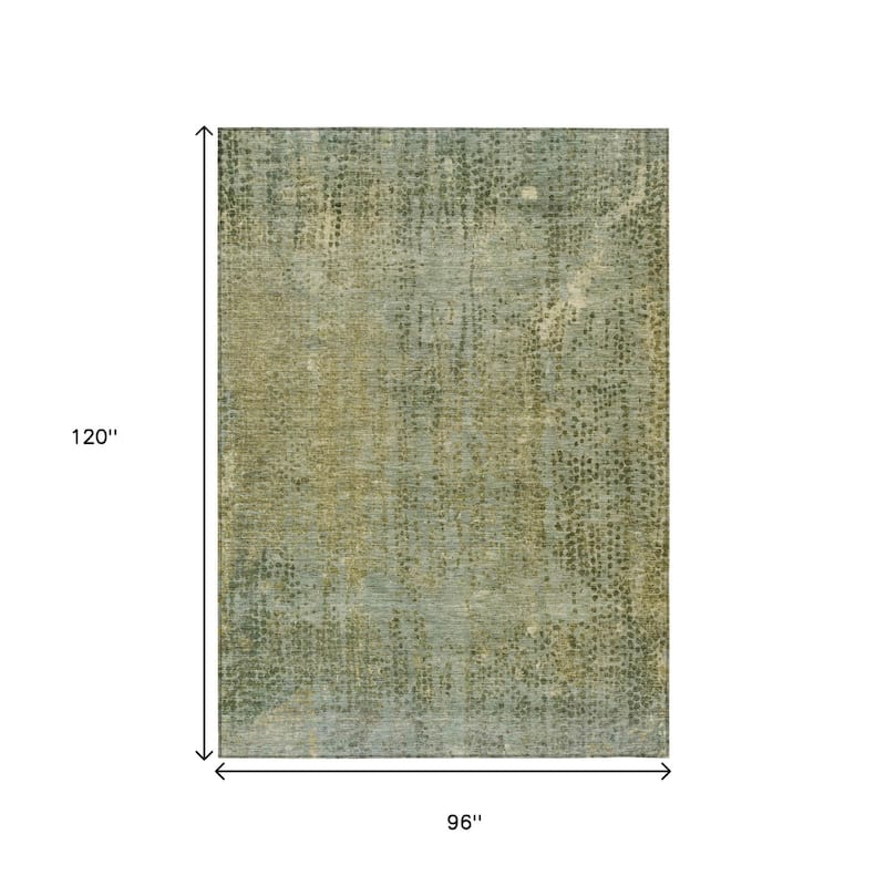 HomeRoots Abstract Transitional Rectangle Outdoor Rug