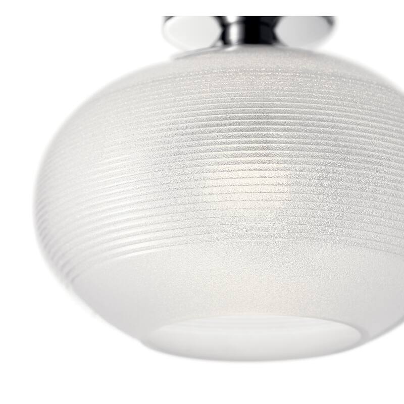 Kichler Lighting Corzano 1-Light Chrome Semi-Flush Mount Light