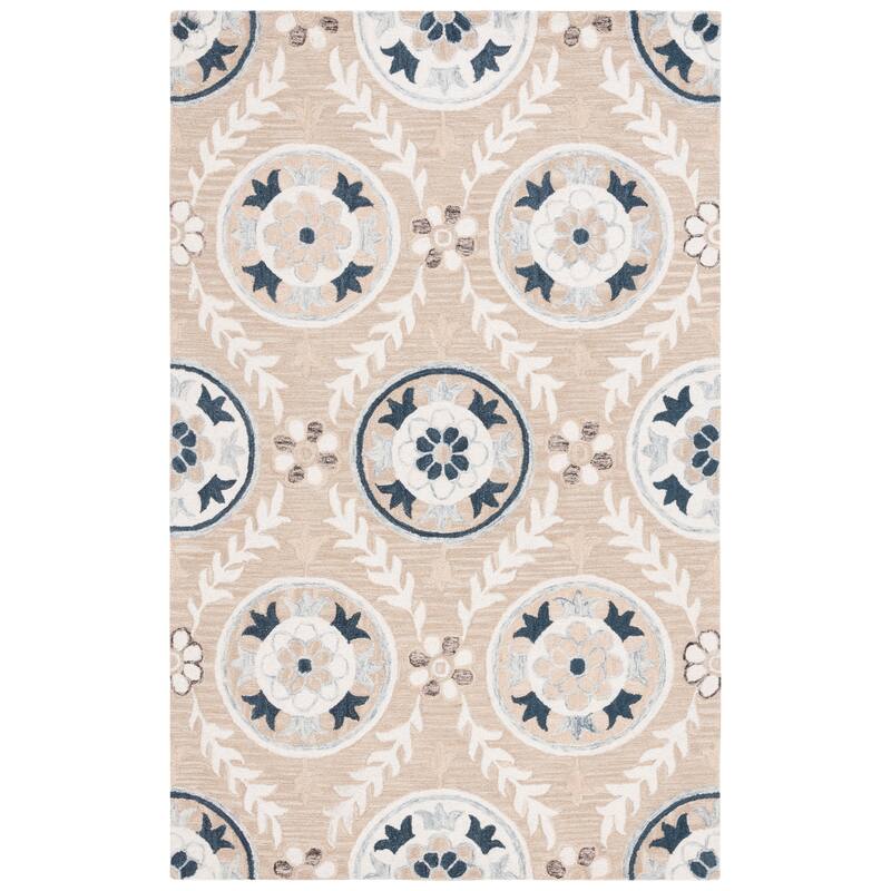 SAFAVIEH Handmade Jardin Arbenora French Country Wool Rug